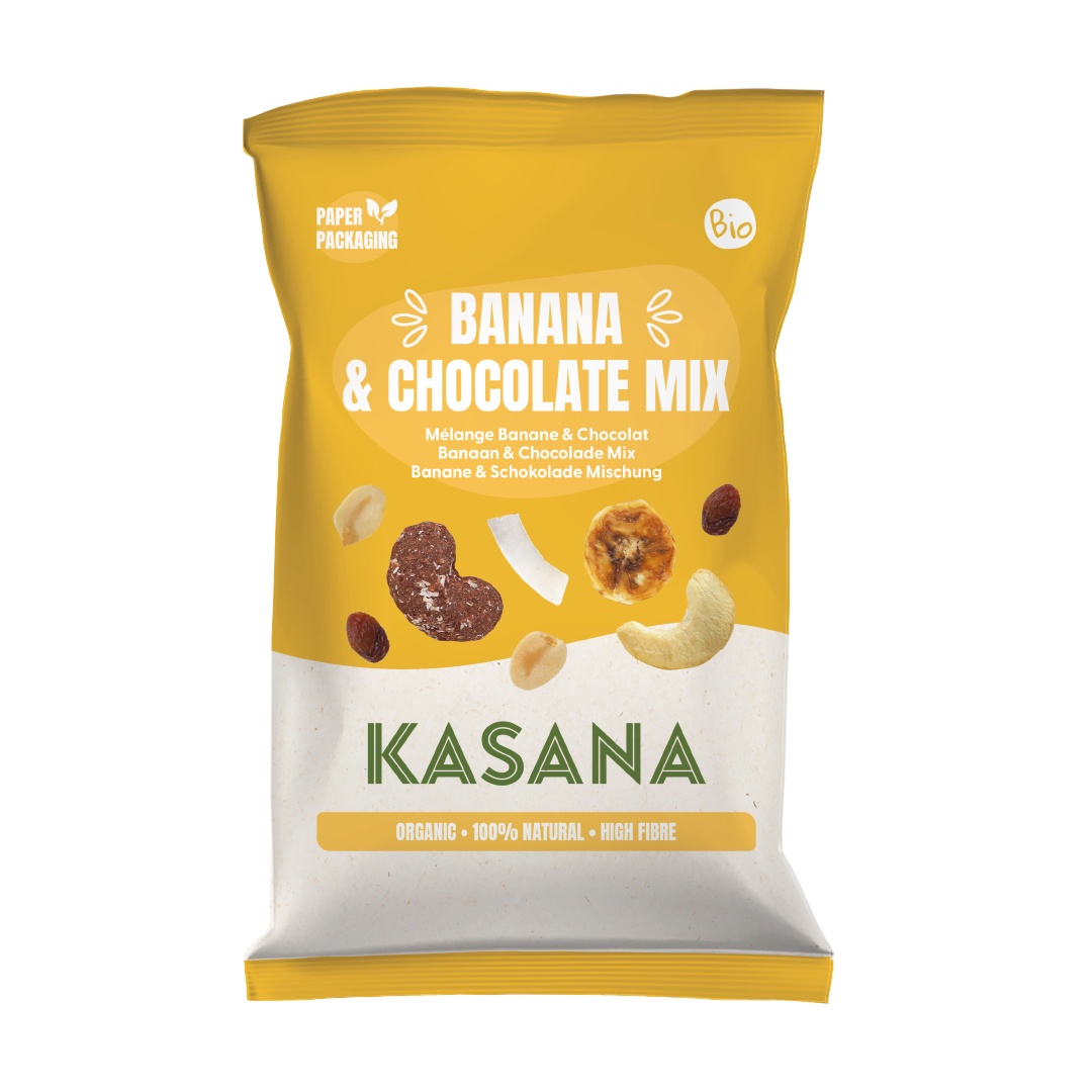 Kasana Mix banaan chocolade bio 150g - 2790